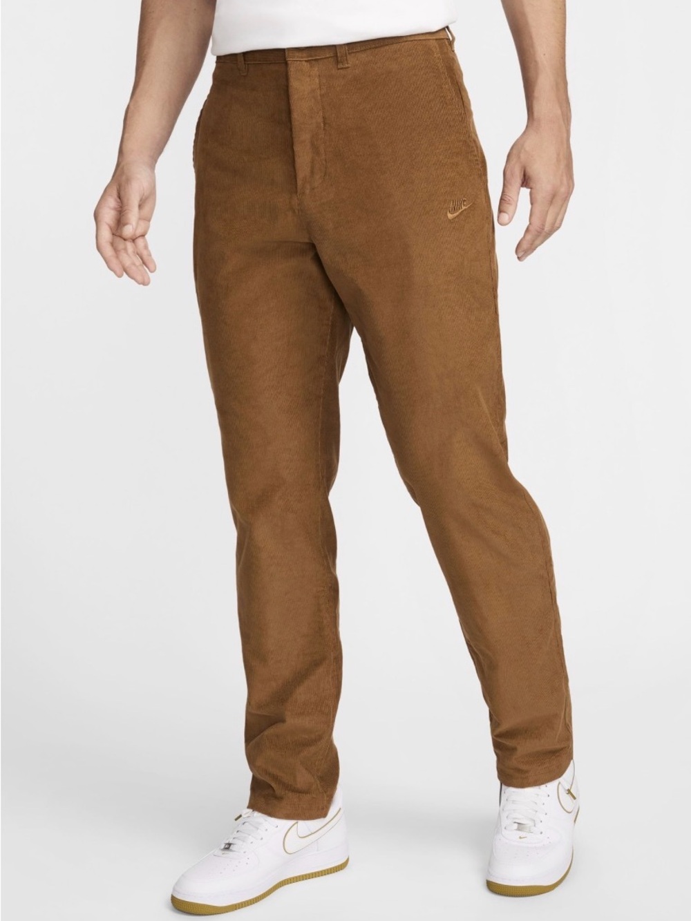 Nike Club Chino Corduroy Light British Tan Pants GUC Men's Sz 30 x 30
